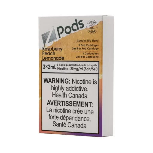 ZPods Raspberry Peach Lemonade (20mg/mL)