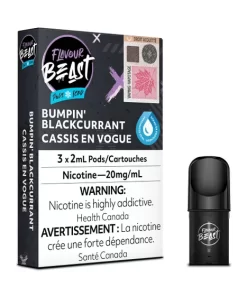 Flavour Beast Bumpin' Blackcurrant Iced Pods (20mg/mL)