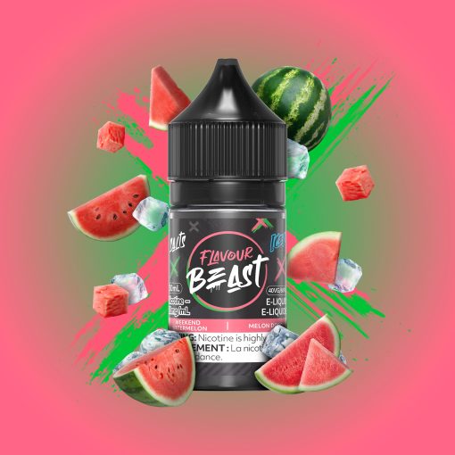 Flavour Beast E-Liquid - Weekend Watermelon Iced 30mL (20mg/mL)