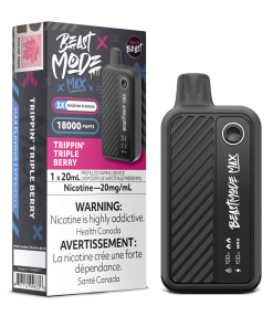 Beast Mode Max 18K Puffs- Trippin' Triple Berry (20mg/mL)