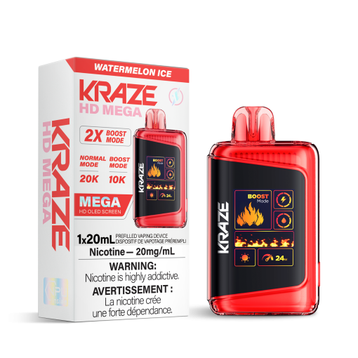 Kraze HD Mega 20K - Watermelon Ice