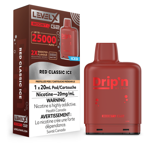 Level X Drip'n G2 Boost - Red Classic Ice